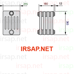 Радиатор IRSAP Tesi 60365/4 T22 CL 01